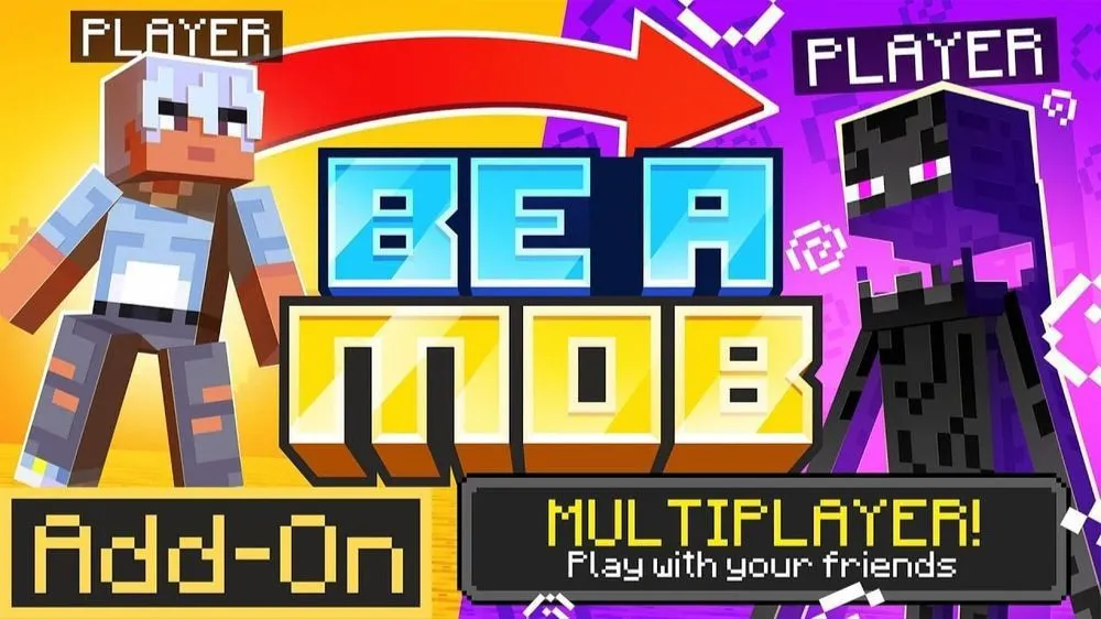 مود ماینکرافت بدراک Be a Mob Add-On