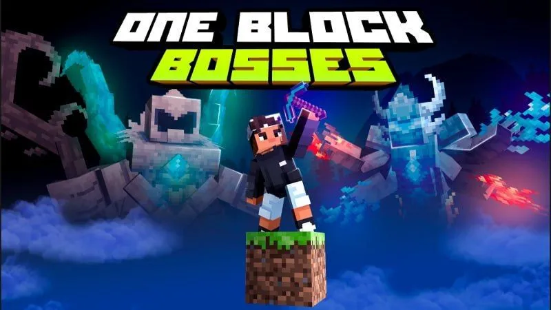 مود ماینکرافت One Block Bosses